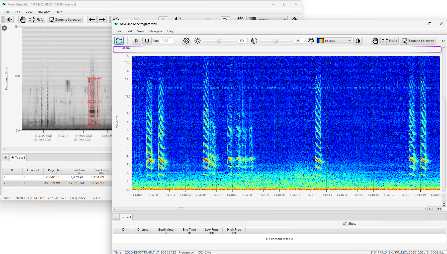 Raven Pro Spectrogram Raven Expedition – Cornell Lab of Ornithology – Cornell University